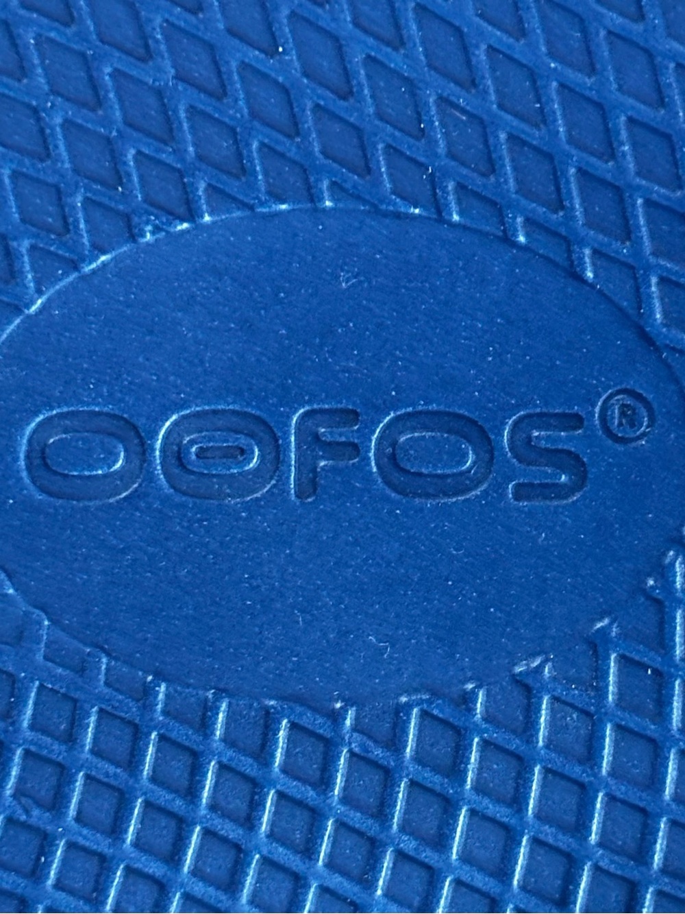OOFOS Ooahh Navy Blue Slide Sandals Comfort Slip On Women’s 8, Men’s 6 - Picture 5 of 11
